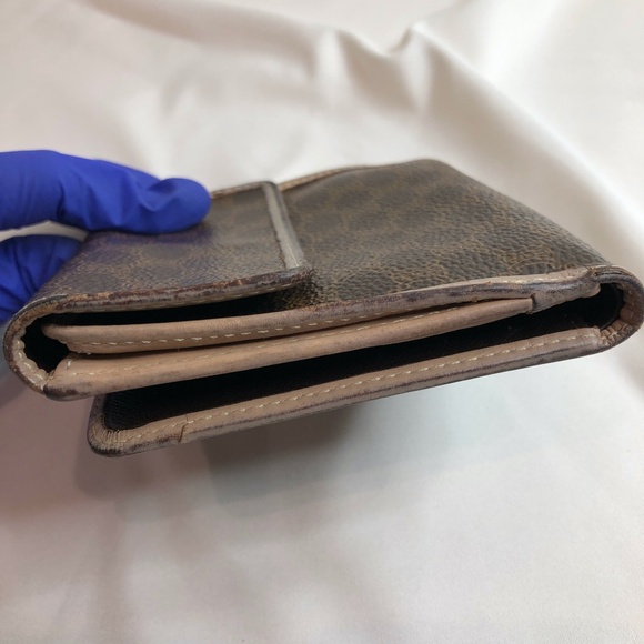 Celine Brown Canvas Macadam Bifold Wallet Sku#84011 - Picture 4 of 8